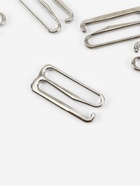 Крючок для бретелей, металлический, 20 мм, цвет серебряный - Фото 2