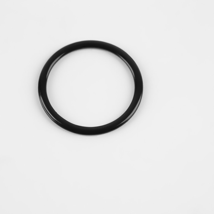 Кольцо для бретелей, металлическое, 20 мм, цвет чёрный