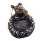 Пепельница для дома«Кинг Конг», для сигарет и стиков, 14.5×14.7×14.6 см - фото 28210957