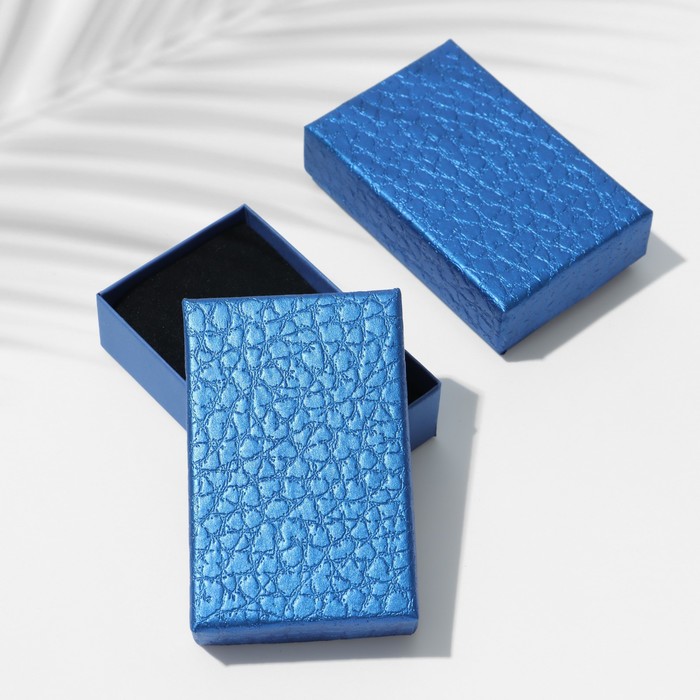 Коробочка подарочная под набор "Животный принт" симпл, 5*8, цвет синий - Фото 1