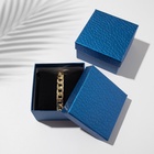 Коробочка подарочная под часы «Животный принт», симпл, 9×9×5 см, синяя - Фото 2