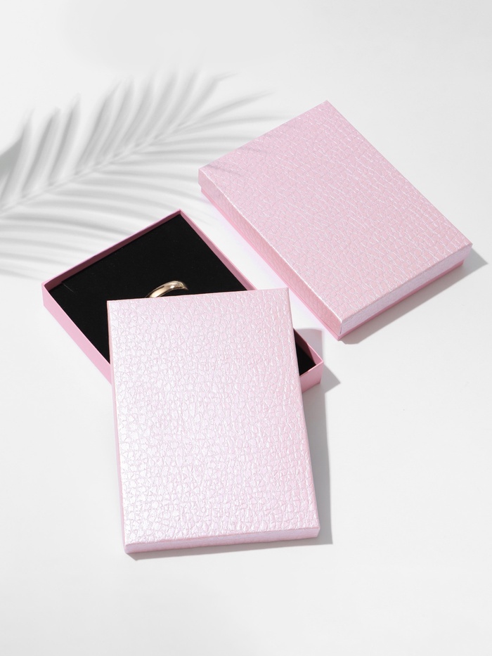 Коробочка подарочная под набор «Животный принт», 13×18 см, розовая - Фото 1