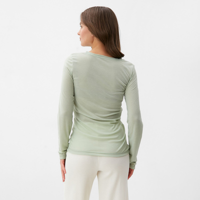 Лонгслив женский KAFTAN: Basic line, оливковый, размер 40-42