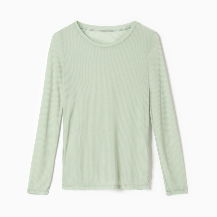 Лонгслив женский KAFTAN: Basic line, оливковый, размер 48-50