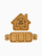 Подарочный набор менажниц деревянных «Домашние мелочи», 2 шт. домик 24×21 см, менажница 40×12.3 см - Фото 3