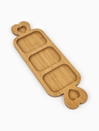 Подарочный набор менажниц деревянных «Домашние мелочи», 2 шт. домик 24×21 см, менажница 40×12.3 см - Фото 6