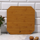 Подарочный набор менажниц деревянных «Посуда Уют »: монстера 30×30 см, менажница 30×30 см - Фото 9