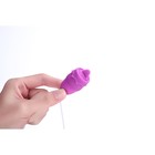 Виброяйца с насадкой для сосков и клитора, 12 режимов, USB, силикон, фиолетовый - Фото 5