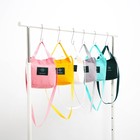 Сумка молодёжная на кнопке, цвет жёлтый - фото 24270815