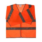 Куртка сигнальная светоотражающая, оранжевый, 3 класс, размер 2XL - фото 8614850