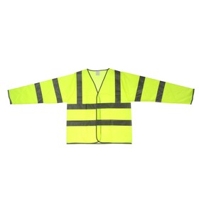 Куртка сигнальная светоотражающая, салатовый, 3 класс, размер 2XL