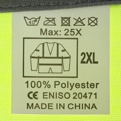 Куртка сигнальная светоотражающая, салатовый, 3 класс, размер 2XL