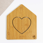 Менажница деревянная сборная Дорого внимание «Дом», 24 х 20,6 см - Фото 8