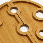 Менажница деревянная сборная «Сыр», 22.7 см - Фото 3