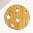 Менажница деревянная сборная «Сыр», 22.7 см - Фото 4