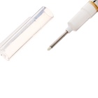 Маркер перманентный, белый, узел 0.7 мм, с удлинённым наконечником - Фото 4