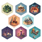 Настольная игра «Игра за власть», 167 карт, 174 жетона, 41 тайл, 2 кубика, 10+ - Фото 6