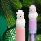 Блеск для губ новогодний «Снеговик» - Фото 4