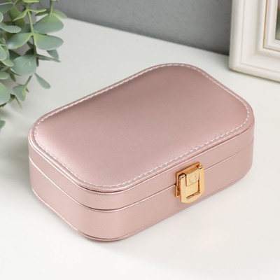 Шкатулка для украшений «Эмори», кожзам, розовый неон, 15×10×4.5 см