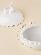 Конфетница SL Home «Пасхальные кролики», 470 мл, 15.5×12×16 см, доломит, белая - Фото 3