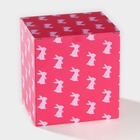 Кружка Доляна «Зайка», 380 мл, керамика, белая - Фото 7