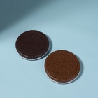 Зеркало складное «Шоколадное чудо», с расчёской, d = 6,6 см, цвет МИКС - фото 8715184