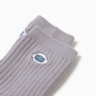 Носки детские MINAKU «Космонавт», серый, р-р 18-20 см (комплект 2 шт) - фото 23510637