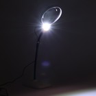 Лупа настольная, линза 115,25мм, подсветка - фото 8715268