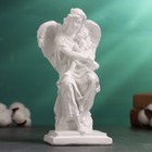 Фигура "Ангел с ребенком" 21х12см, белая - фото 301409552