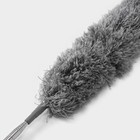 УЦЕНКА Щётка для удаления пыли телескопическая Raccoon, 84-280 см, 280 гр, микрофибра, цвет серый - Фото 3