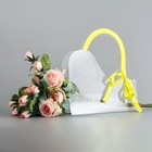 Переноска для цветов с лентой, 30х25х12 см, желтая - Фото 1