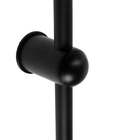 Душевая система ZEIN Z1014, тропическая и ручная лейка, 2 шланга, мыльница, черная - Фото 10