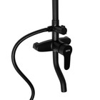 Душевая система ZEIN Z1015, тропическая и ручная лейка, шланг 150 см, черная - Фото 10