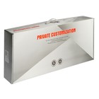 Душевая система ZEIN Z1015, тропическая и ручная лейка, шланг 150 см, черная - Фото 14