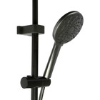 Душевая система ZEIN Z1015, тропическая и ручная лейка, шланг 150 см, графит - Фото 8