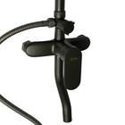 Душевая система ZEIN Z1015, тропическая и ручная лейка, шланг 150 см, графит - Фото 10