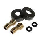 Душевая система ZEIN Z1015, тропическая и ручная лейка, шланг 150 см, графит - Фото 11