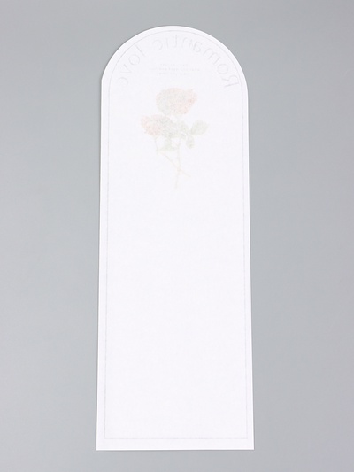 Пакет - конус для цветов, «Романтика», белый, 14×40 см