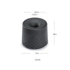 Пепельница для дома «Стиль», для сигарет и стиков, 11×10 см, d=2.2 см, керамика, чёрная - Фото 6