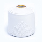 Пепельница для дома «Стиль», для сигарет и стиков, 11×10 см, d=2.2 см, керамика, белая - Фото 4