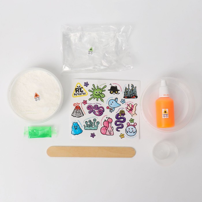 УЦЕНКА Научно-познавательный набор «Полимерные червячки и Неньютоновская жидкость» EX050Т - Фото 1