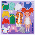 Обучающая доска с одеждой на липучках «Одевашка. Маша» - Фото 5