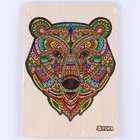 Красочный пазл в рамке «Медведь» - фото 23506234