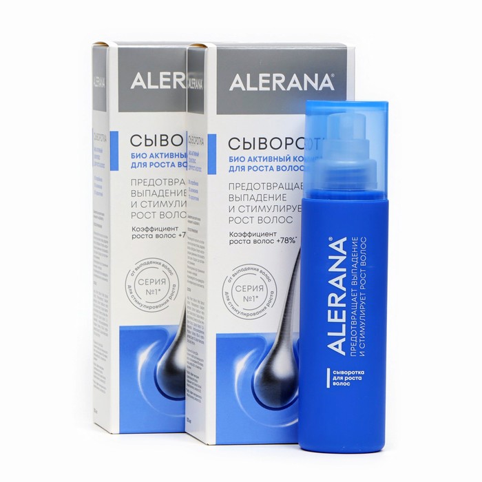 Сыворотка для роста волос Алерана, 2 шт. по 100 мл - Фото 1