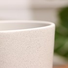 Горшок цветочный "Лакшери" белый платан №3, 1,9 л - фото 23489722