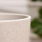 Горшок цветочный "Лакшери" белый платан №4, 3,2 л - фото 23489726