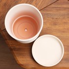 Горшок цветочный "Лакшери" белый платан №4, 3,2 л - фото 23489727