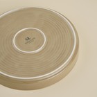 Тарелка фарфоровая обеденная SL Home «Песчаный бриз», d=26 см, бежевая - Фото 4