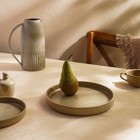 Тарелка фарфоровая обеденная SL Home «Песчаный бриз», d=26 см, бежевая - Фото 5