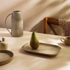 Блюдо фарфоровое SL Home «Песчаный бриз», 29.5×20 см, бежевый - Фото 4